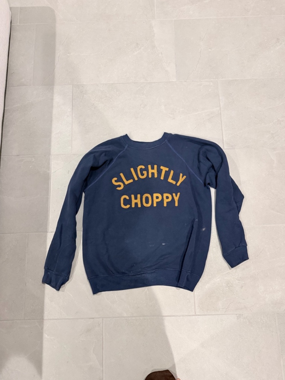 Slightly choppy sweatshirt
